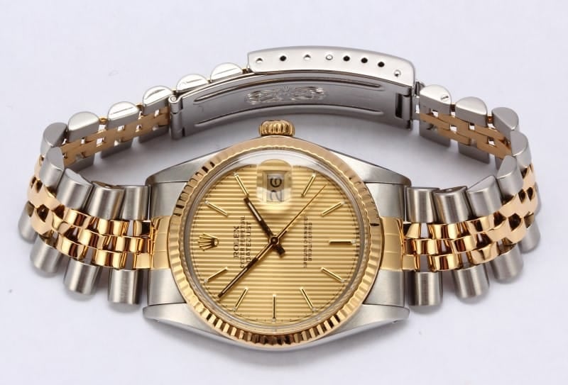 Datejust Rolex 16013 Champagne Tapestry