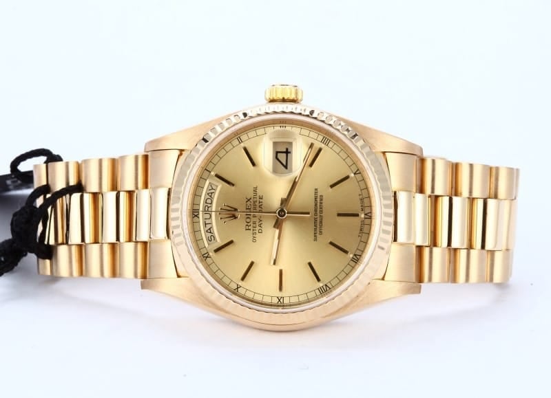 Day Date Rolex Men's 18038 18K YG