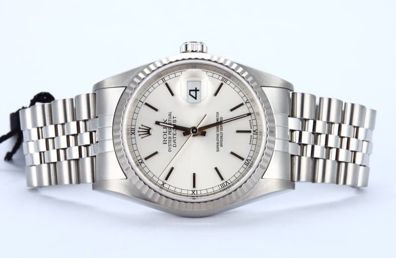 Rolex DateJust Steel and 18K White Gold 16234