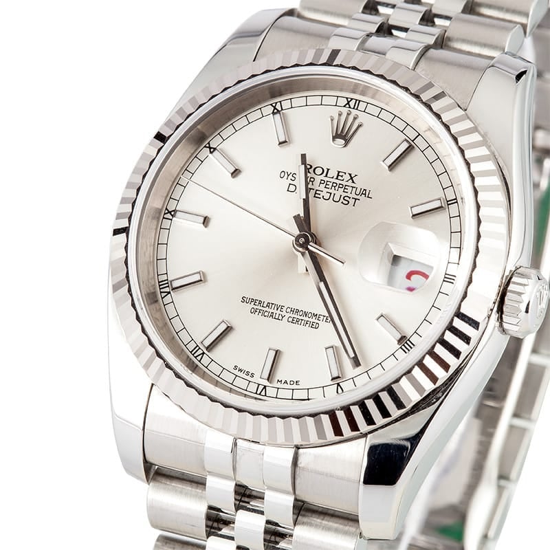 Mens Steel Rolex Datejust 116234