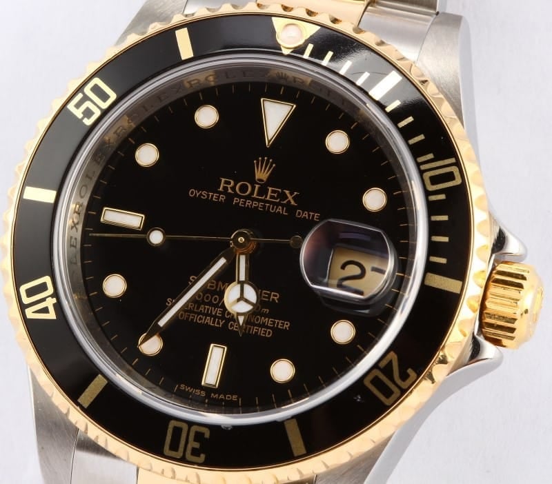 Rolex Submariner Steel & Gold 16613