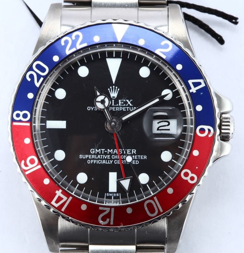 Vintage Rolex GMT 1675 Red/Blue Pepsi