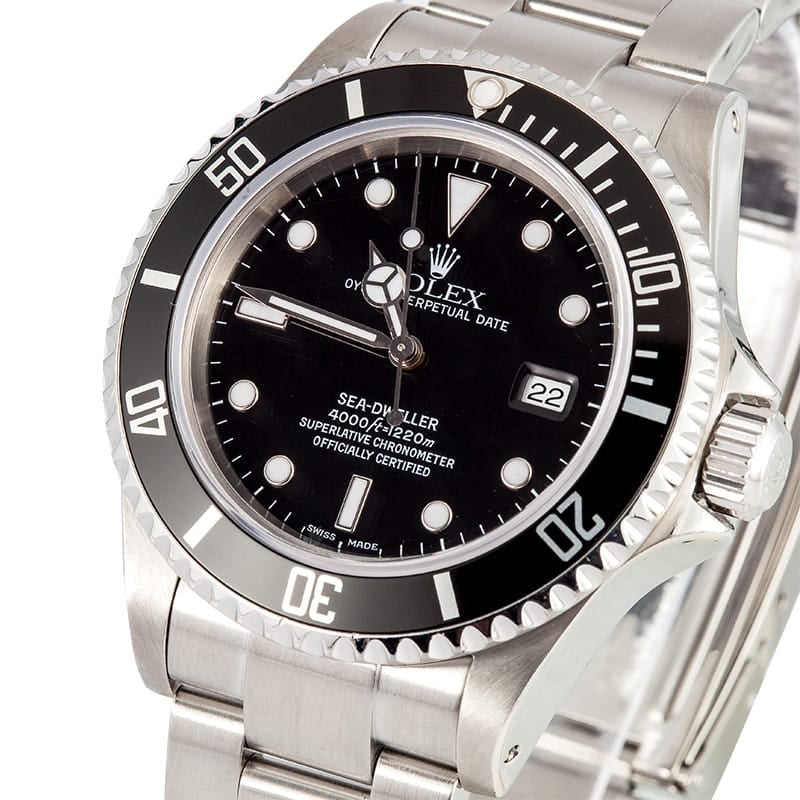 Used Rolex Sea-Dweller 16600 Stainless Steel