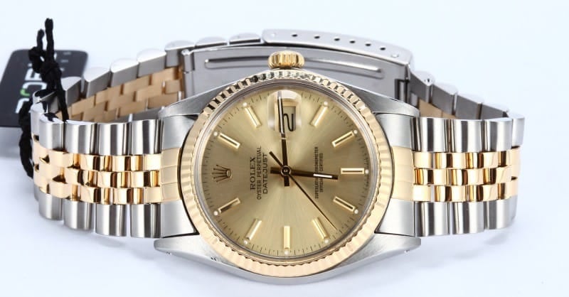 Rolex Datejust Stainless Steel and Gold 16013