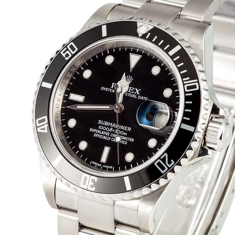Rolex Submariner with Serial Engraved 16610