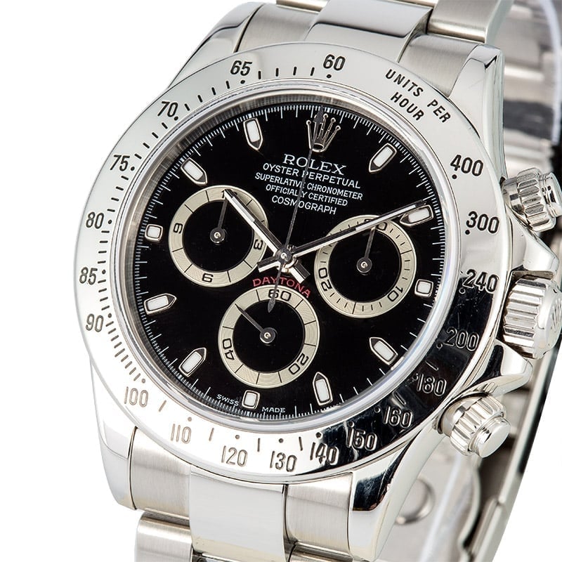 Rolex Black Daytona 116520 Certified Pre-Owned