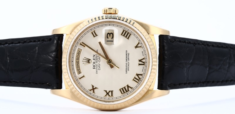 Rolex Day-Date President 18238 Leather Strap