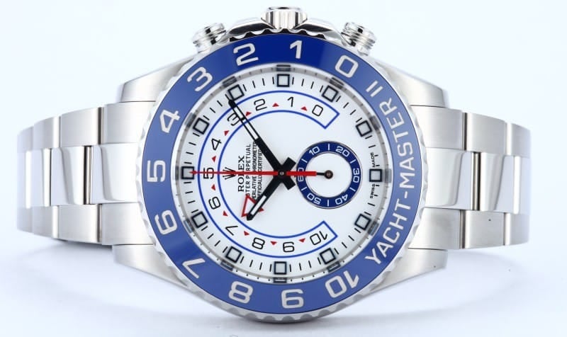 Rolex Stainless Yachtmaster II 116680 Blue