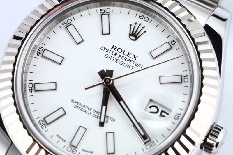 Rolex DateJust II 41MM White Dial 116334