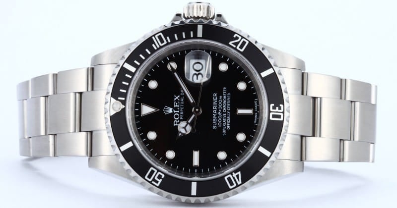 Rolex Submariner Serial Engraved 16610