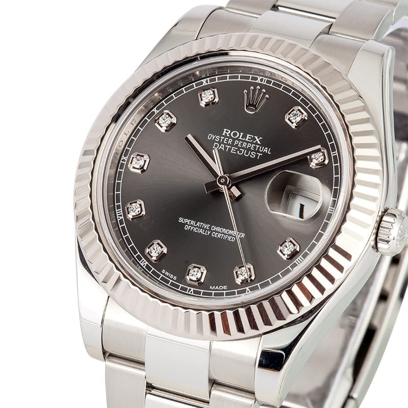 Mens Rolex Diamond Datejust 116334