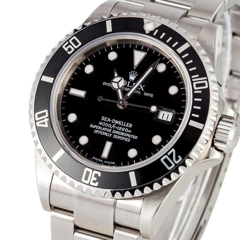 Rolex Men's Sea-Dweller 16600 Black Dial