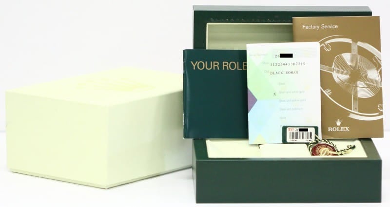 Used Rolex Date Reference 115234 with Black Dial
