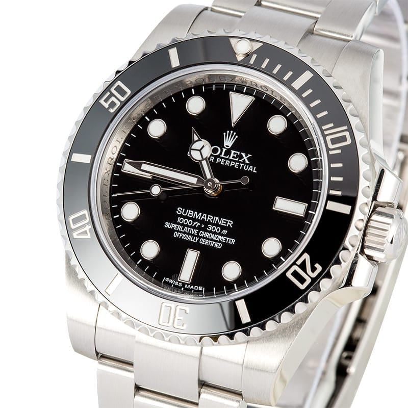 Rolex Submariner 116610 Black Ceramic Drivers Watch