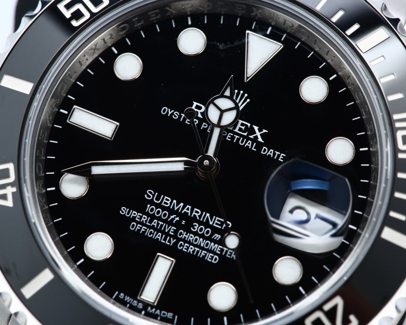 Rolex Submariner Black Ceramic Bezel 116610