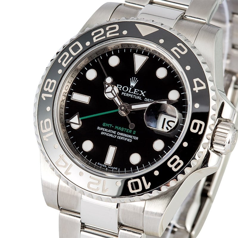 Rolex GMT Master II Black 116710 Green GMT Hand