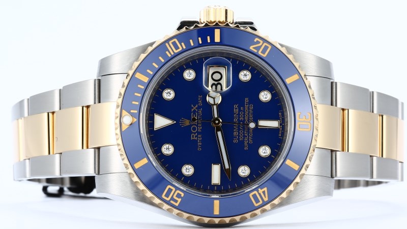 Rolex Submariner Blue 116613 Diamond Dial