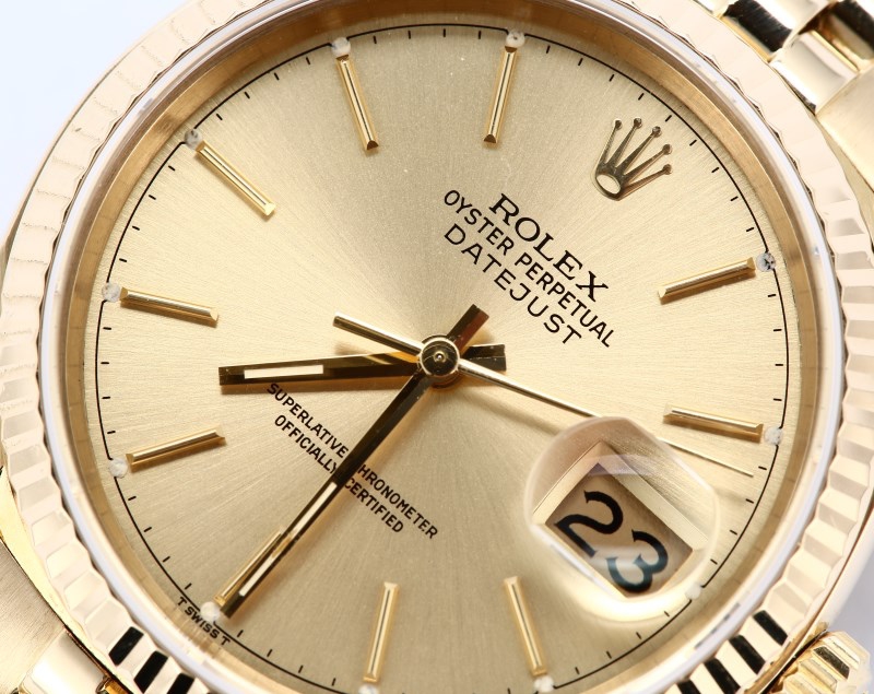 Rolex Datejust 16018 Yellow Gold Certified Pre-Owned
