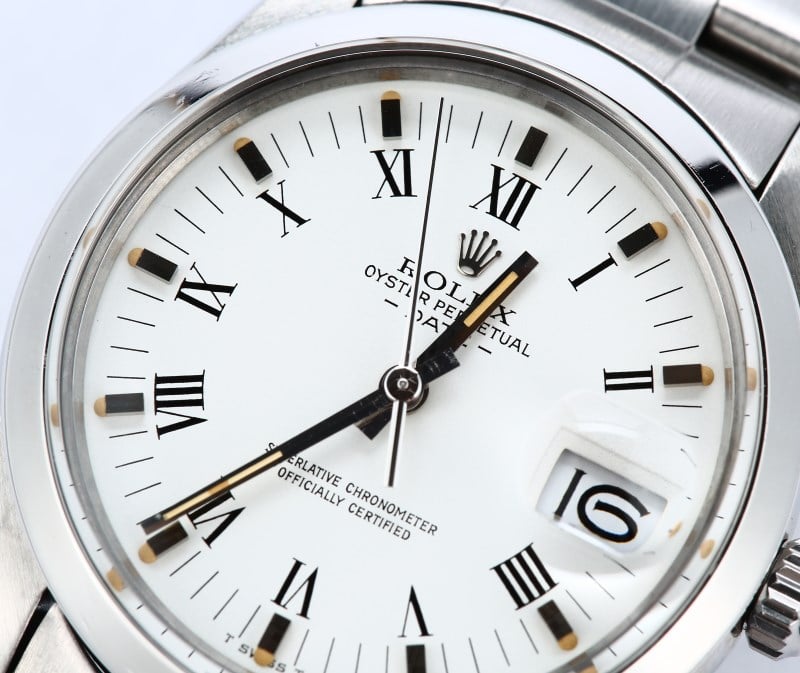 Rolex Date 15000 White Dial