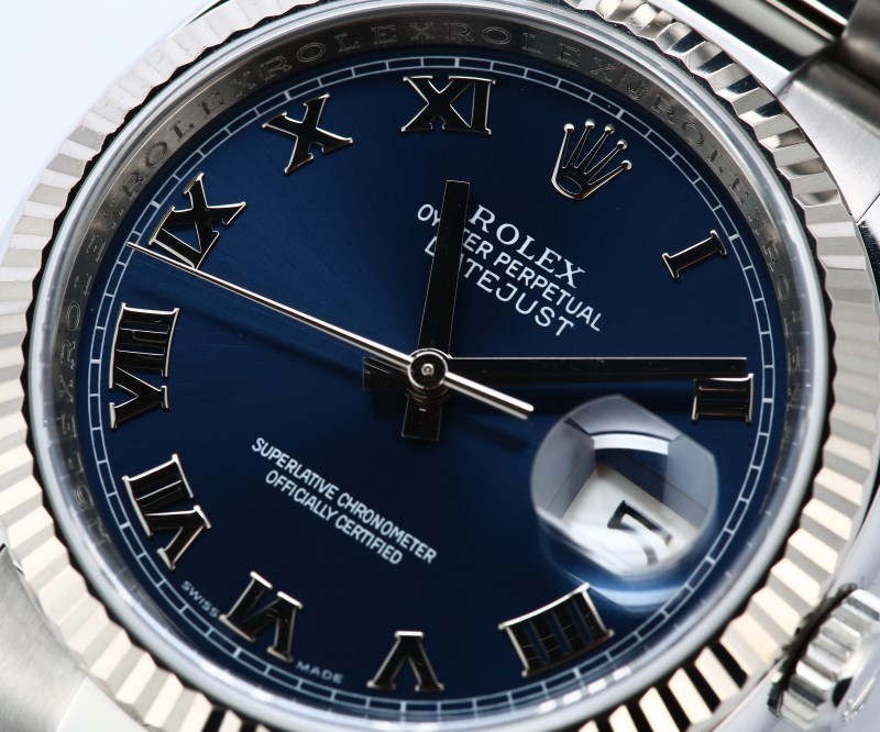 Rolex Datejust 116234 Blue Roman Dial