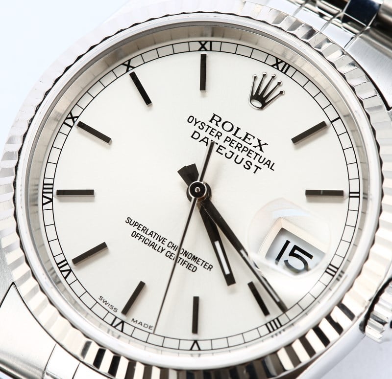 Rolex Datejust Stainless Steel 16234 Certified Pre-Owned