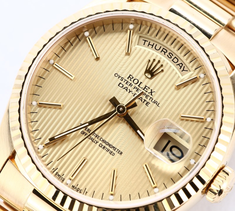 Rolex President 18238 Tapestry Dial