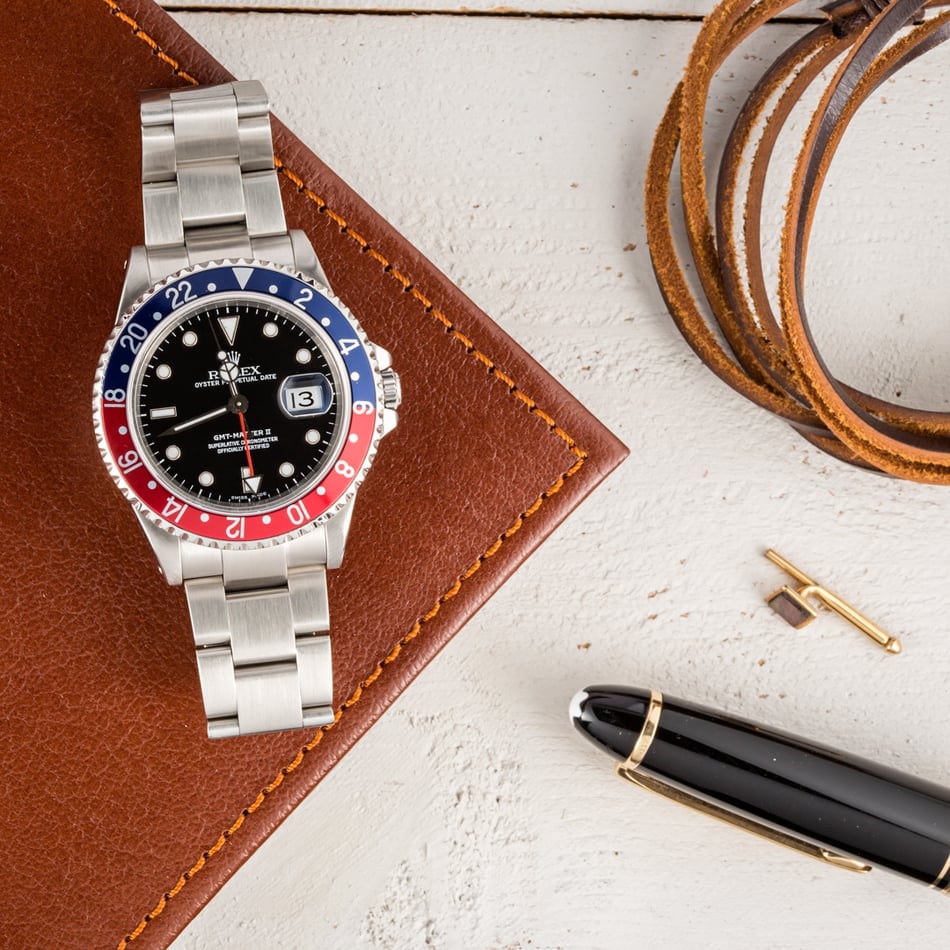 Rolex GMT Master II Red and Blue Pepsi Bezel 16710