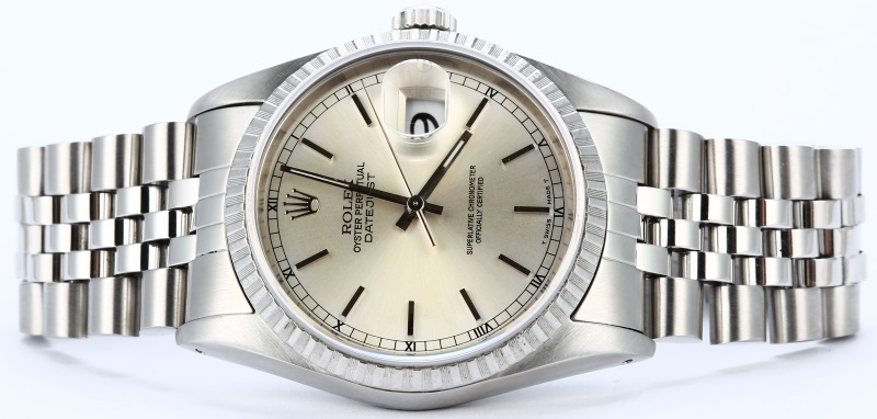 Rolex Datejust 16220 Stainless Steel Bezel