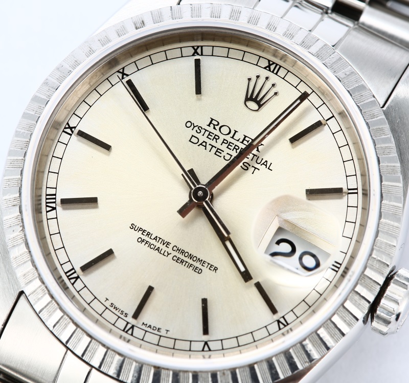 Rolex Datejust 16220 Stainless Steel Bezel