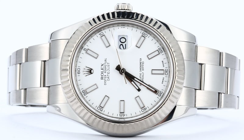 Rolex Datejust II 116334 41MM White