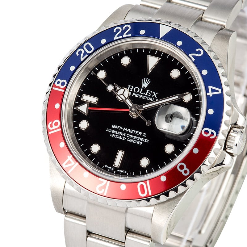 Rolex Pepsi GMT-Master II 16710 No Holes Case