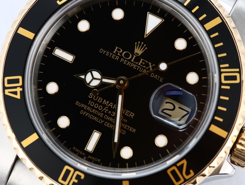 Rolex Oyster Perpetual Submariner 16803 Two-Tone