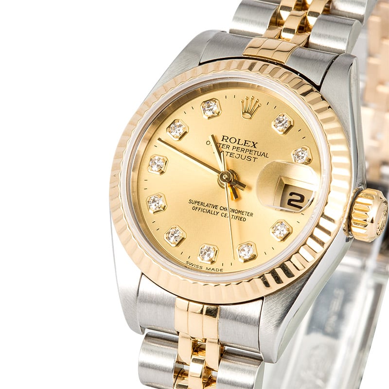 Ladies Rolex Two-Tone Diamond Datejust 79173