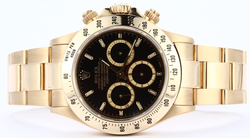 Rolex Cosmograph Daytona 18k Yellow Gold 16528