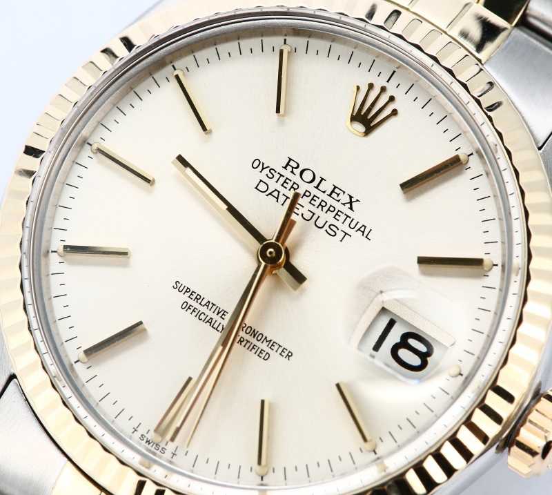 Rolex Two-Tone Datejust 16013 Silver Dial