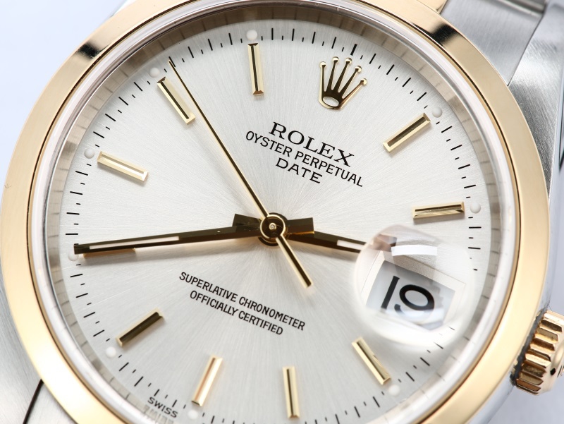 Rolex Date 15203 Silver Dial
