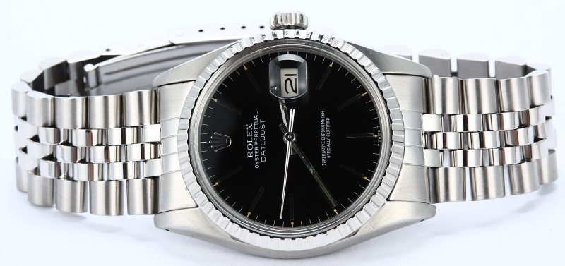 Rolex Datejust Steel 16030 Black