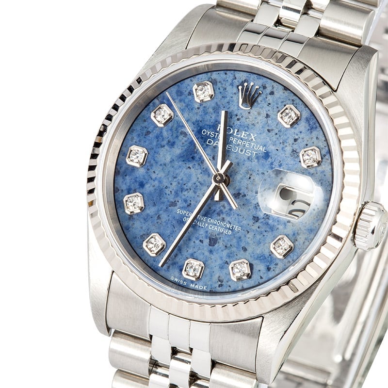 Rolex Datejust 16234 Diamond Sodalite