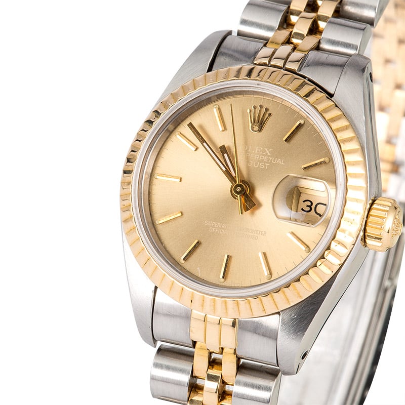 Ladies Rolex Datejust 26MM 69173 Champagne