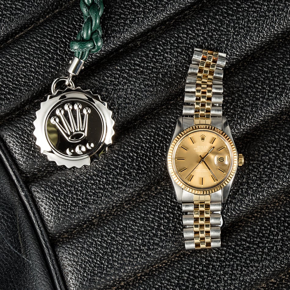 Rolex Datejust Stainless Steel and Gold 16013 Mens