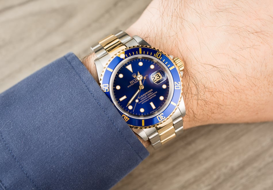 Two Tone Submariner 16613 Blue