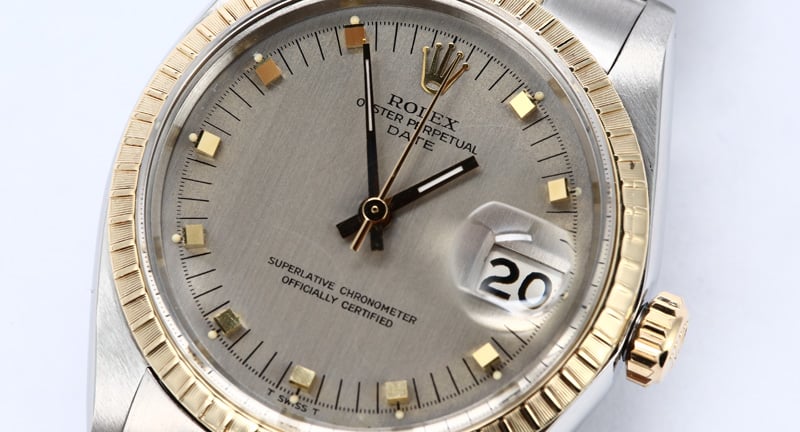 Men's Rolex Date 1505 Two-Tone Oyster