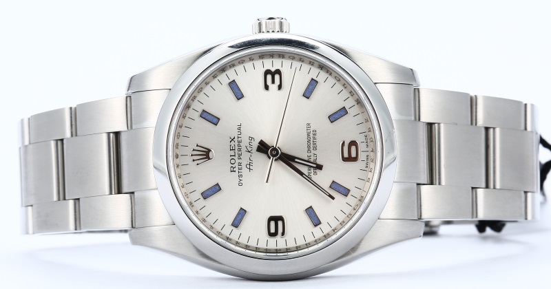 Rolex Air-King 114200 Blue Markers