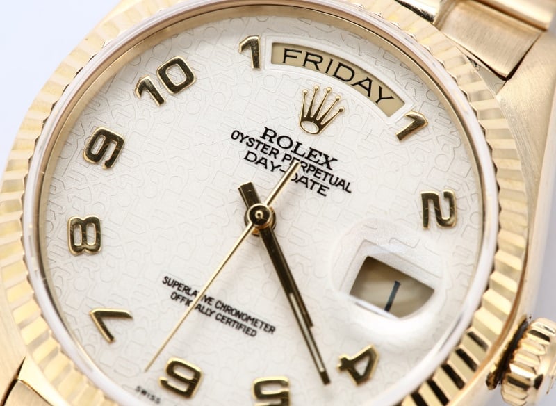 Rolex Day-Date President 18038 Jubilee Dial