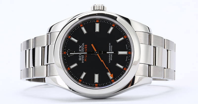 Rolex Milgauss 116400 Steel Oyster with Black Dial