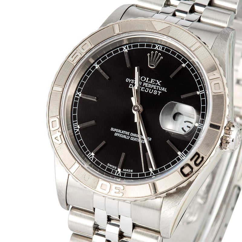 Rolex Steel Datejust 16234 White Dial