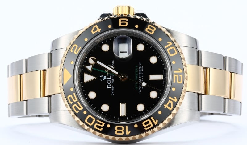 Rolex GMT Master II Two-Tone 116713 Ceramic Bezel