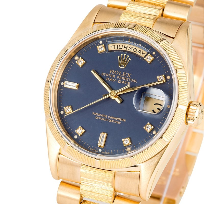 Rolex Bark President 18248 Diamond Dial