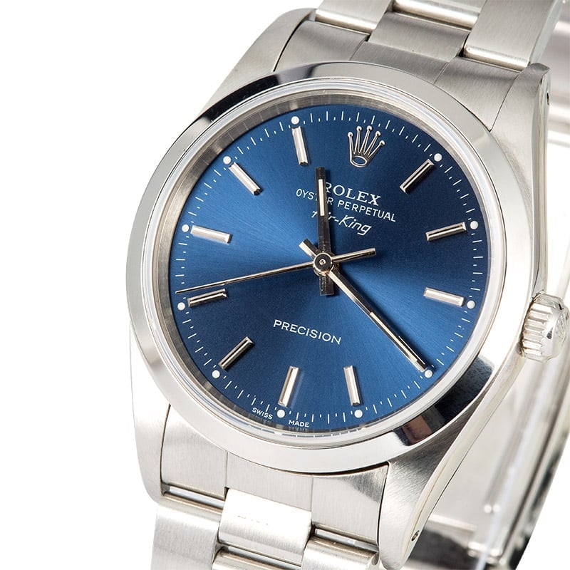 Rolex Blue Air-King 14000 100% Authentic