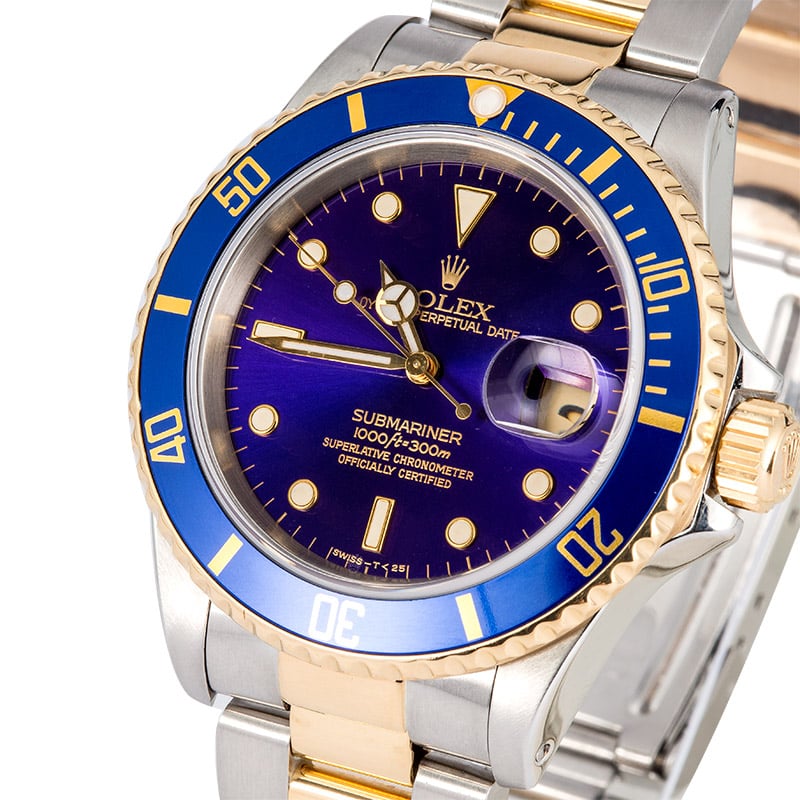 Rolex Submariner Blue 16613